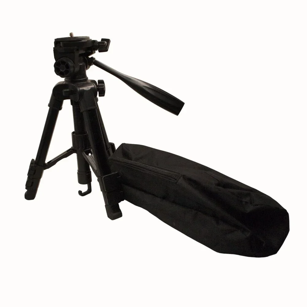 Bomaker Desktop Tripod for Projector & Camera w/ Case Adjustable Height 12-24